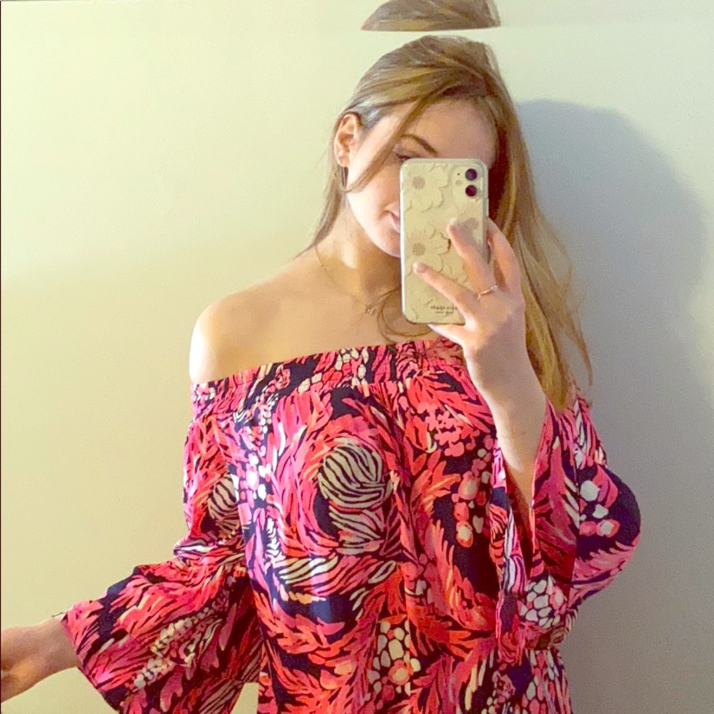 Lilly Pulitzer Off the Shoulder Top